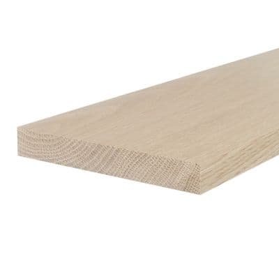 Solid White Oak Door Threshold Square Edge 15x145mm
