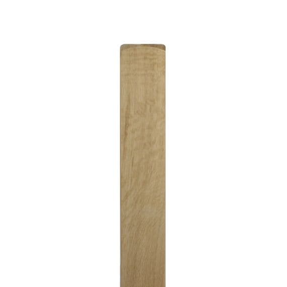 Solid White Oak Full Newel Base Post 90 x 90 x 510mm