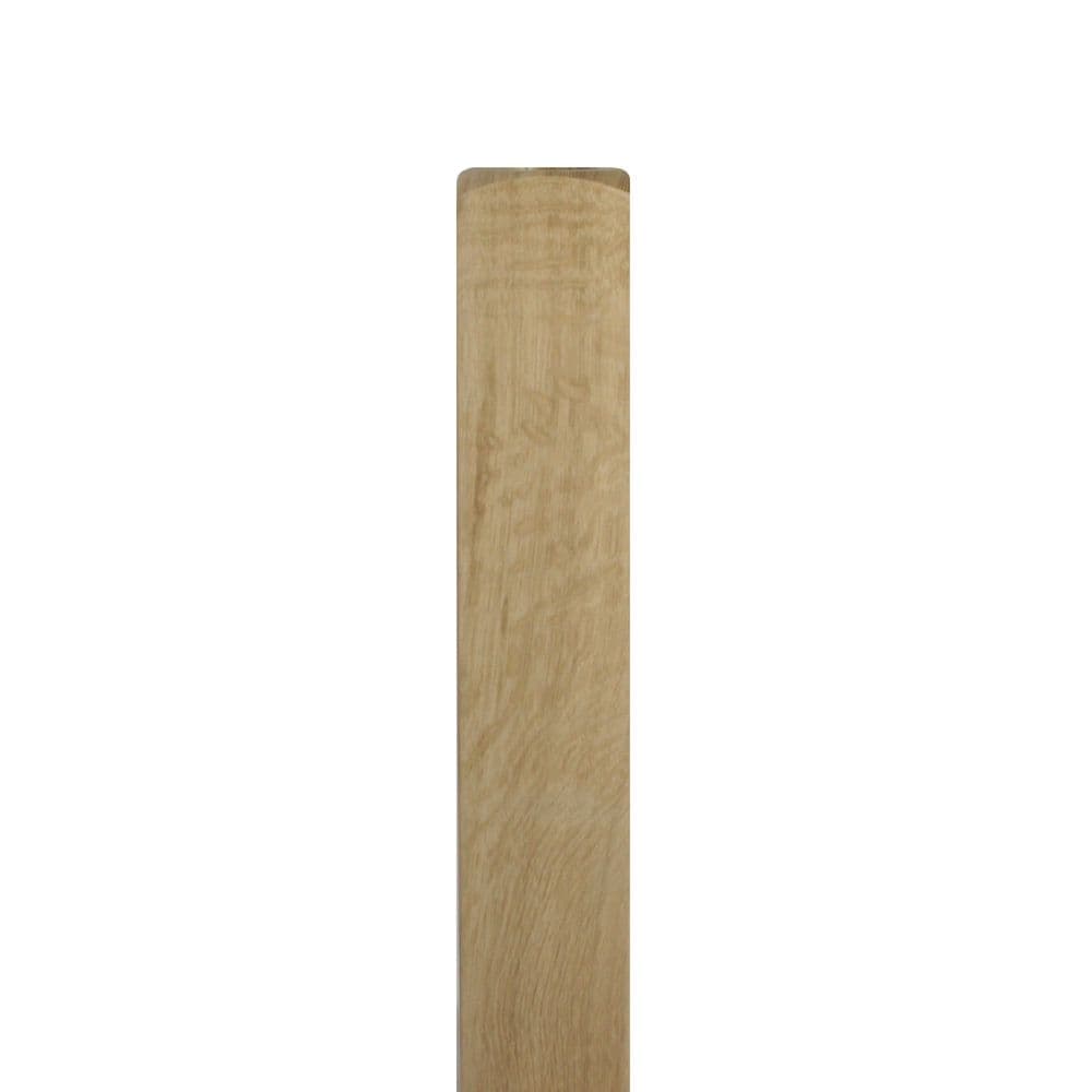 Solid White Oak Full Newel Base Post 90 x 90 x 700mm