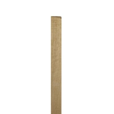 Solid White Oak Half Newel Base Post 43 x 90 x 510mm