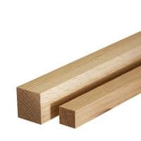 Solid White Oak Square Beading 30mm x 30mm
