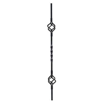 Trademark Edisto Metal Baluster 850mm Black Spindle