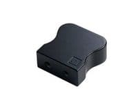Trademark HDR Wall Handrail End Caps in Black (Pack of 2)