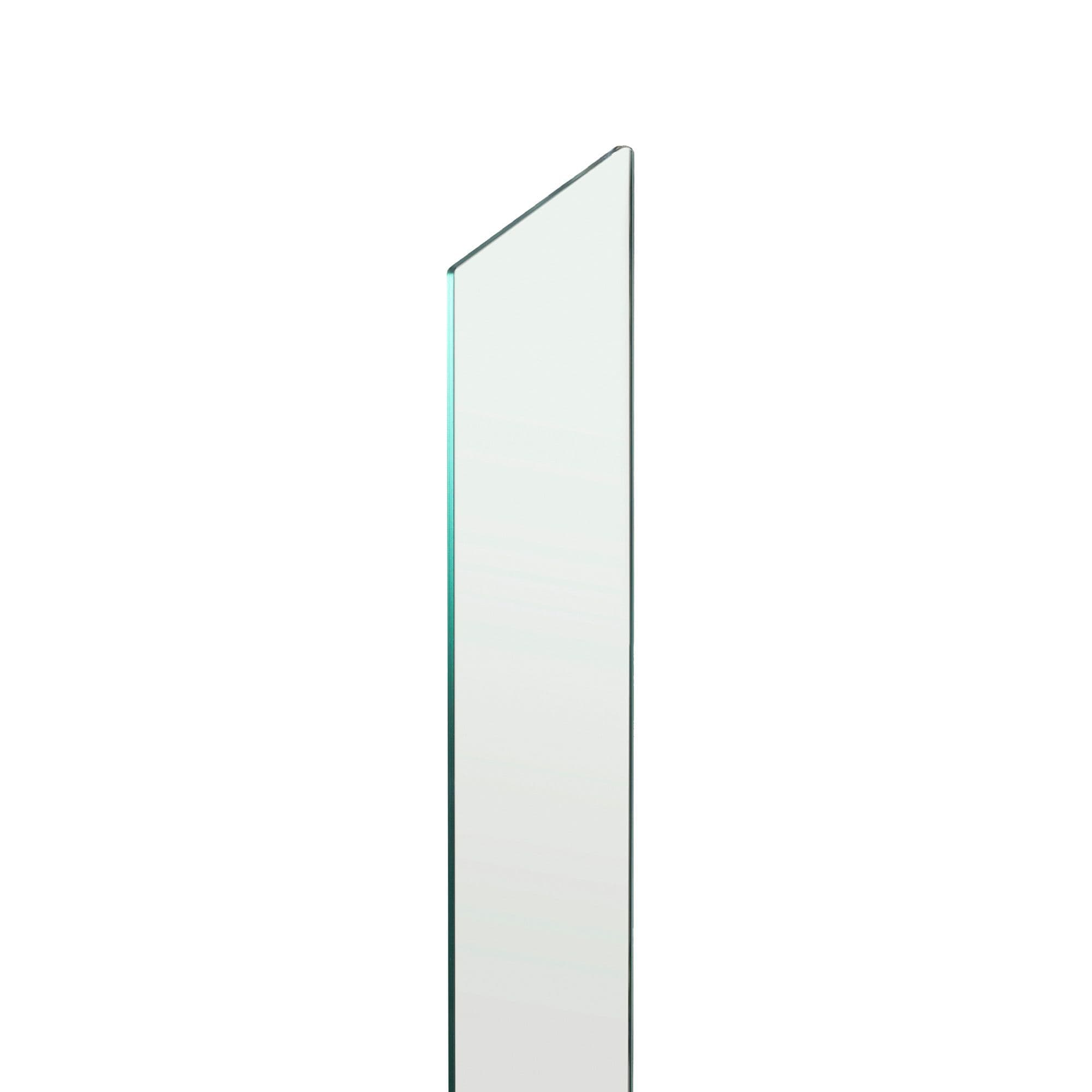 Single Rake Glass Vision Glass Infill Panel for Rake Staircase 8x85x820mm Clear