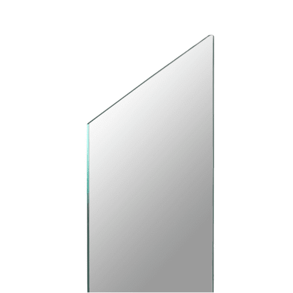 Single Rake Glass Vision Glass Panel for Rake Staircase 8x300x820mm Smoked