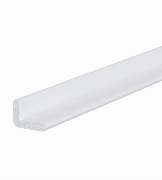 White Primed Cushion Corner Beading 34x34mm Paint-Ready 2.4m