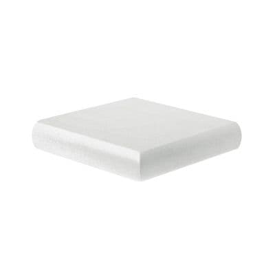 White Primed Flat Newel Post Cap for 90mm Newels 110x110mm