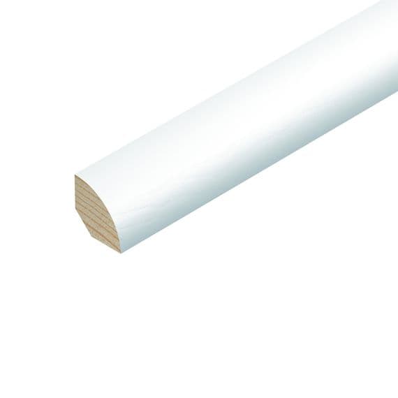 White Primed Quadrant Beading 16x16mm Paint-Ready 2.4m