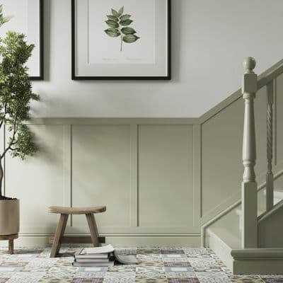 White Primed Shaker Wall Panel Strips 9x60x1200mm Paint-Ready Kit