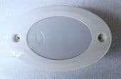12v Lumo Oval Pushlight Halogen  Recessed Motorhome Caravan Boat 10w