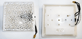12V SQUARE CARAVAN CEILING WALL LIGHT FROSTED PLASTIC