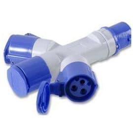 3-way socket 16A
