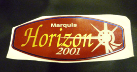 Autocruise decal horizon 2001