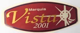 Autocruise Marquis sticker/decal VISTA 2001