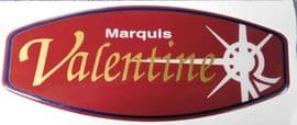 Autocruise Marquis van sticker/decal VALENTINE