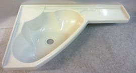 Autocruise Shower Room Sink 1 LEFT HAND  grey