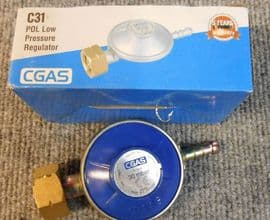 Butane Screw On gas Regulator motorhome camper