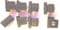 Caravan camper motorhome window  rail end caps , stoppers x8