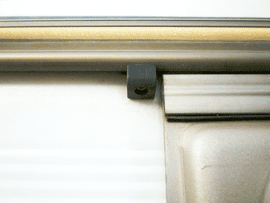 Caravan camper motorhome window rail end caps , stoppers x8