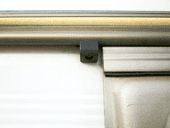 Caravan camper motorhome window rail end caps , stoppers x8