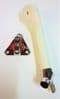 Caravan motorhome campervan Silver/white plastic shower head