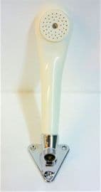 Caravan motorhome campervan Silver/white plastic shower head