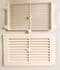 Caravan motorhome door vent CREAM