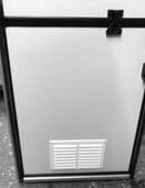 Caravan motorhome door vent CREAM