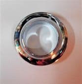 Caravan motorhome push lock silver collar