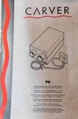 CARVER P4 USER Instructions part 1