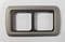 CBE electricals  matt chrome frame & inner support frame