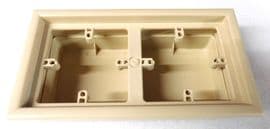 CEC DOUBLE ELECTRICAL BACKBOX / PATTRESS