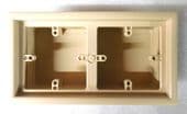 CEC Electrical double socket / switch backbox