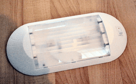 Ceiling Light/Wall Light Twin 10w (White)