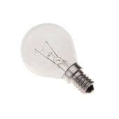 Clear 240v Golf Ball Bulb 14mm Screw Base E14