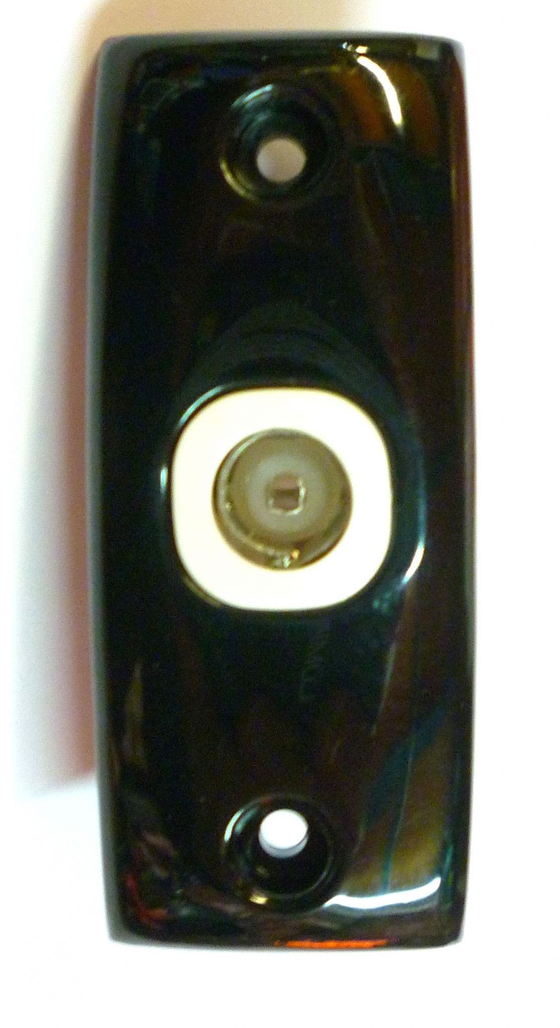 Clipsal black architrave co-axial cable tv socket