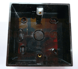 Clipsal electrical black mount/pattress