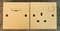 Clipsal electrical double socket mount