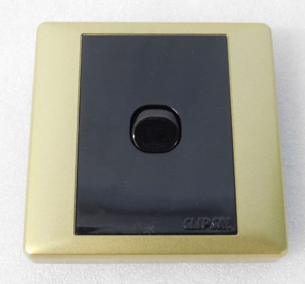CLIPSAL electrical single on/off switch golden sand
