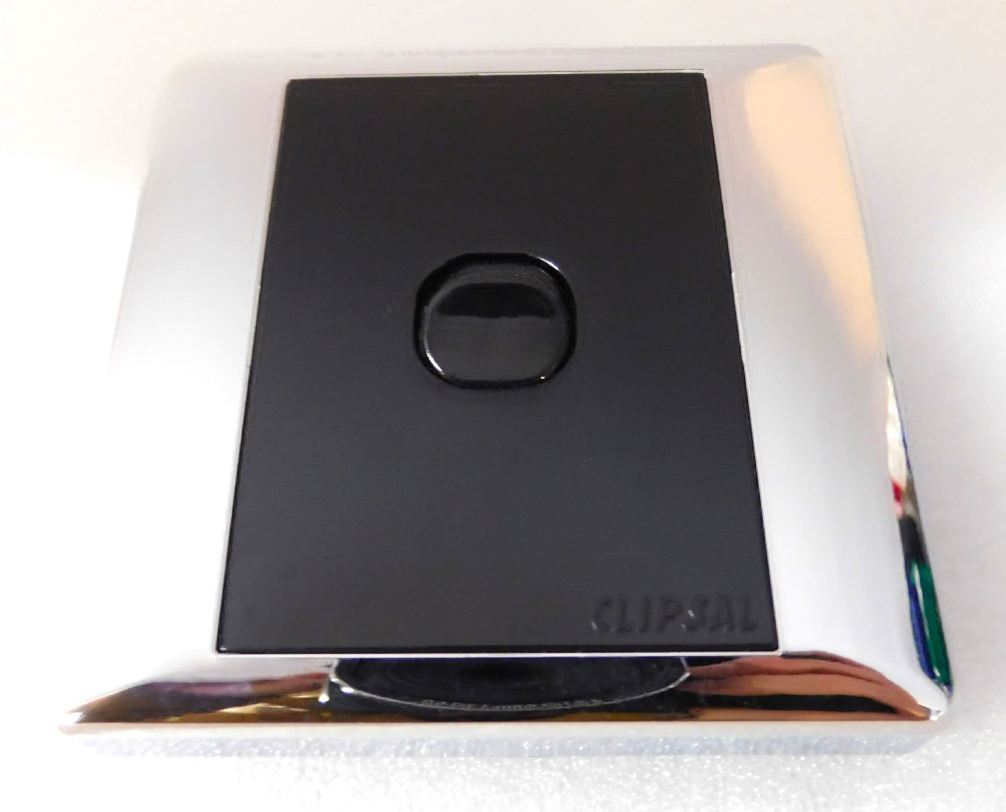 CLIPSAL electrical single on/off switch SILVER MIRROR