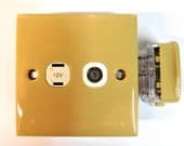 CLIPSAL  electrics co-axial antenna ,12v  socket , & 2 pin plug