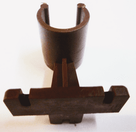 Comet Brown plastic shower head bracket