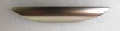 Curved Metal "SAPONETTA" cupboard door handle x6