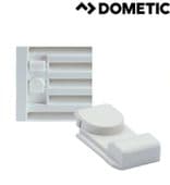 DOMETIC FRIDGE VENT LOCKING CLIP WHITE - PAIR
