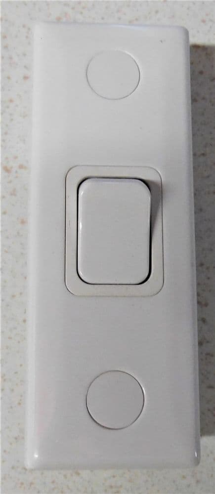 EDDISON 12v white single architrave switch campervan boat motorhome