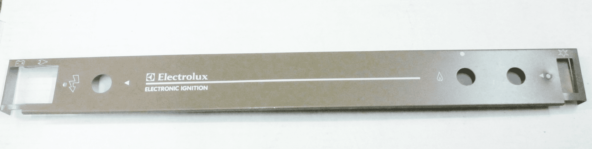 Electrolux electronic ignition metal grey facia