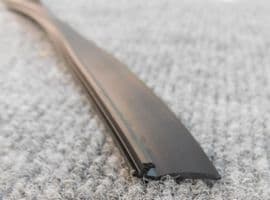 Ellbee black seal pvc Caravan Door finishing strip