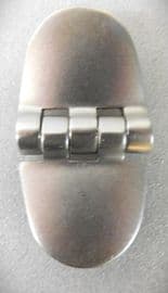 Exterior locker door hinge OVAL