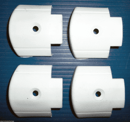 FD 1  Plastic end cap x 4  Motorhome caravan alu rail capping