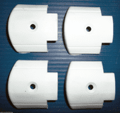 FD 1 Plastic end cap x 4 Motorhome caravan alu rail capping